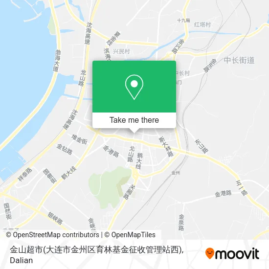 金山超市(大连市金州区育林基金征收管理站西) map