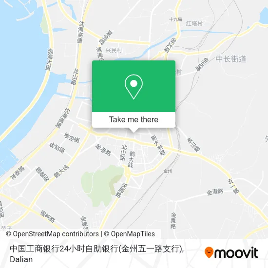 中国工商银行24小时自助银行(金州五一路支行) map