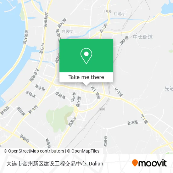 大连市金州新区建设工程交易中心 map