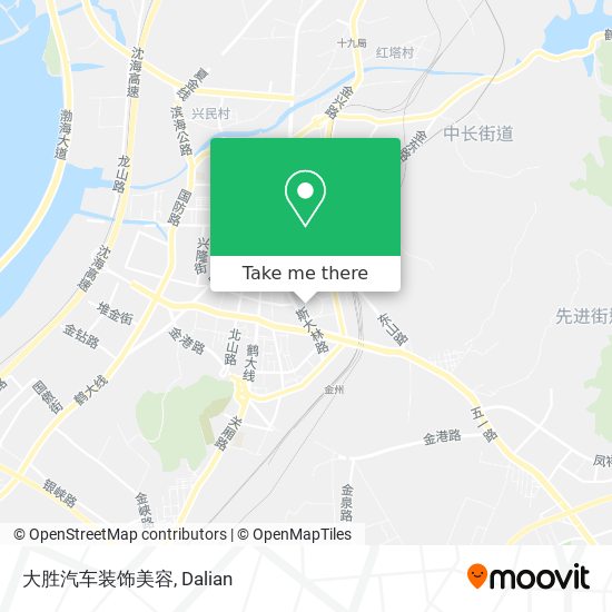 大胜汽车装饰美容 map