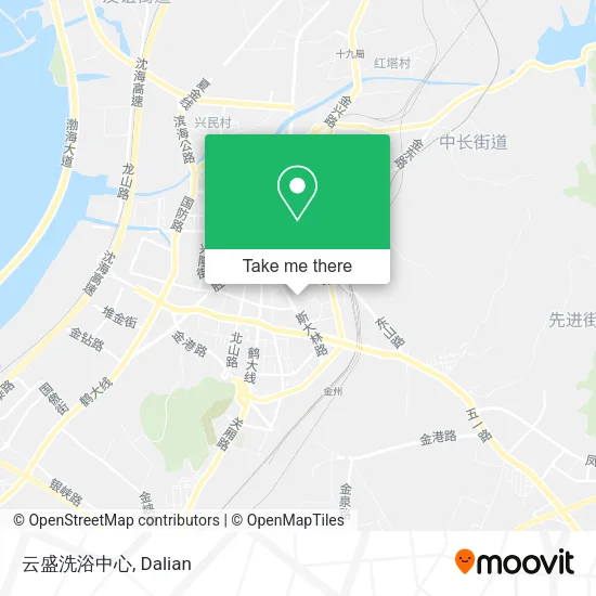 云盛洗浴中心 map