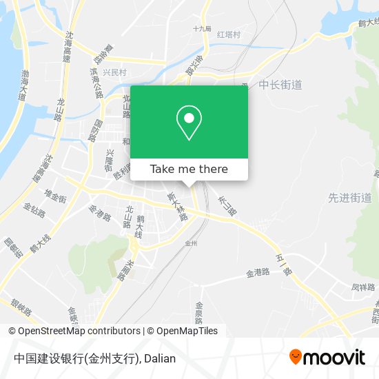 中国建设银行(金州支行) map