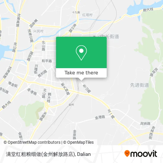 满堂红粗粮细做(金州解放路店) map