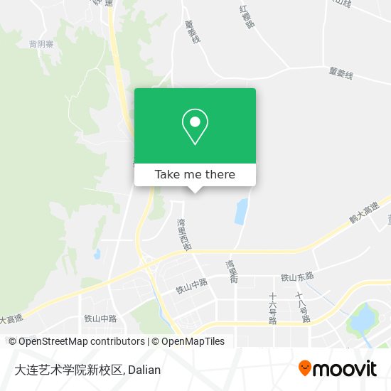 大连艺术学院新校区 map