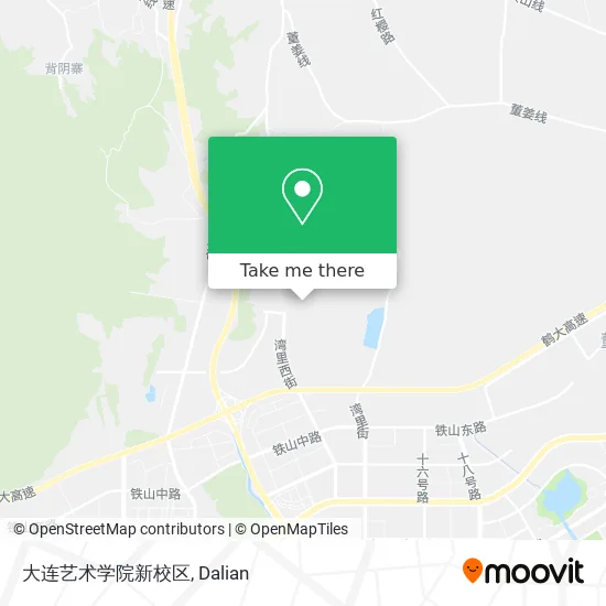 大连艺术学院新校区 map