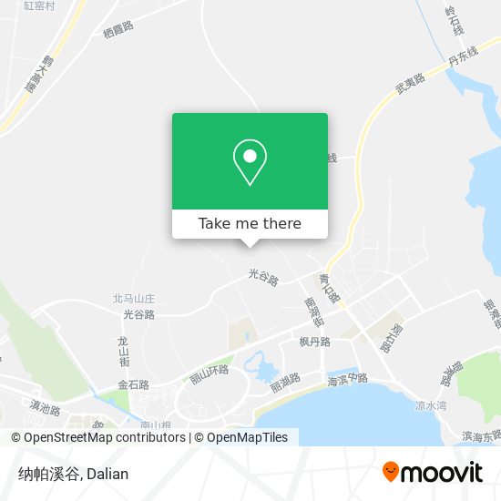 纳帕溪谷 map