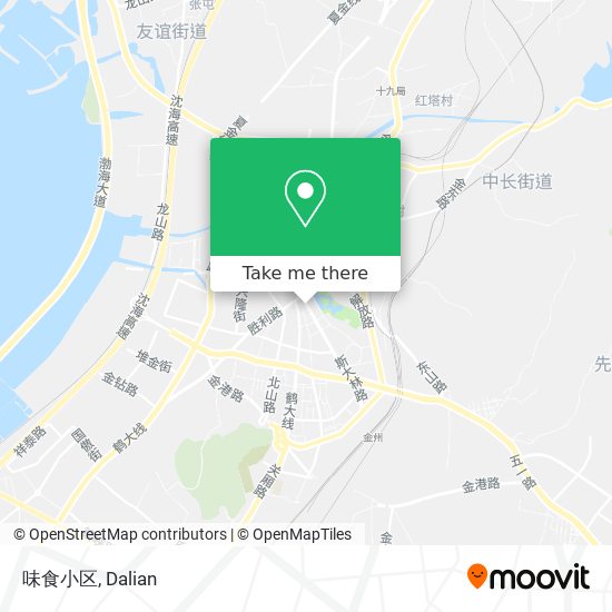 味食小区 map