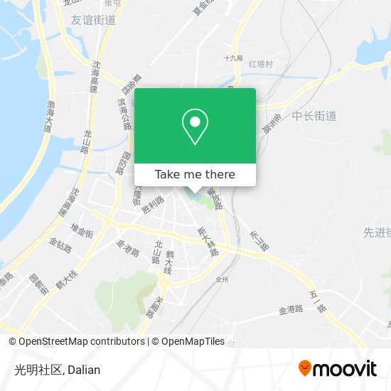 光明社区 map