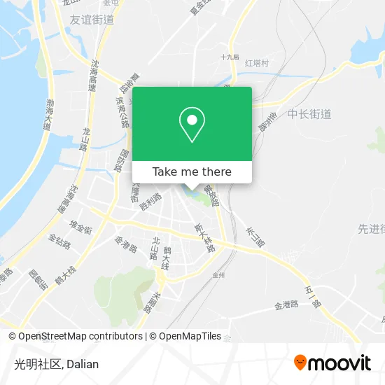 光明社区 map