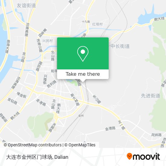 大连市金州区门球场 map