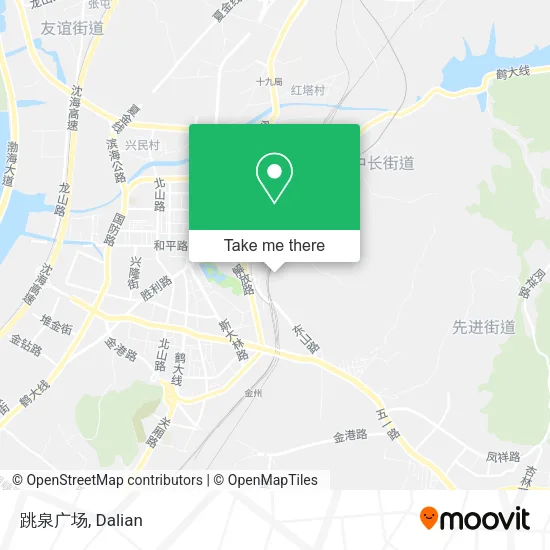跳泉广场 map