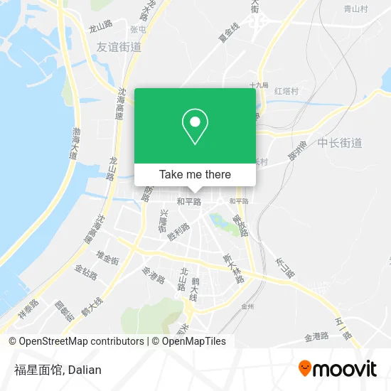 福星面馆 map