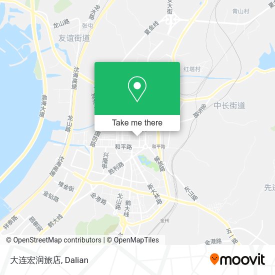 大连宏润旅店 map