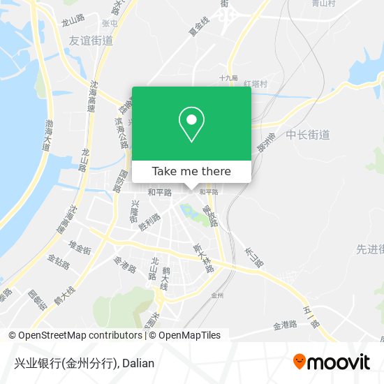 兴业银行(金州分行) map