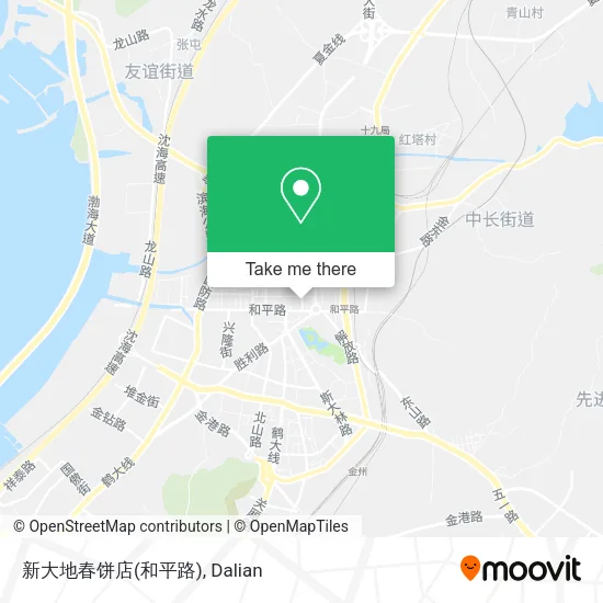 新大地春饼店(和平路) map