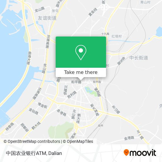 中国农业银行ATM map