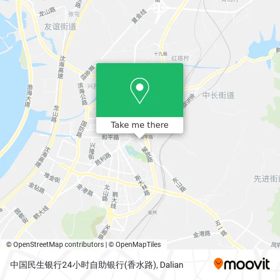 中国民生银行24小时自助银行(香水路) map
