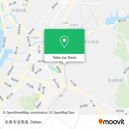 名典专业美发 map