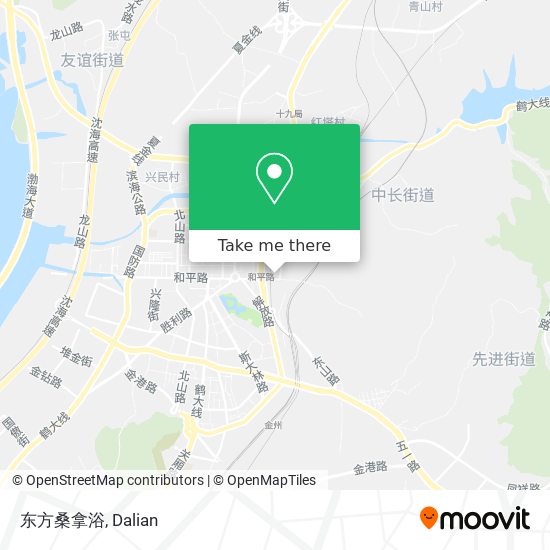 东方桑拿浴 map