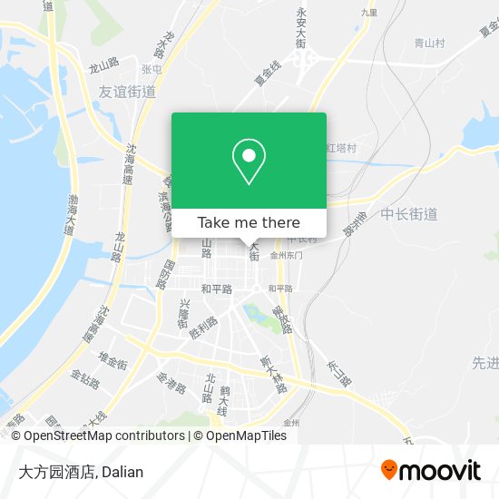 大方园酒店 map