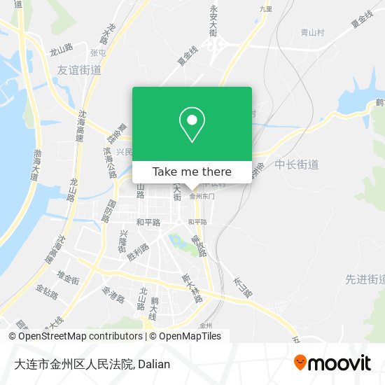 大连市金州区人民法院 map