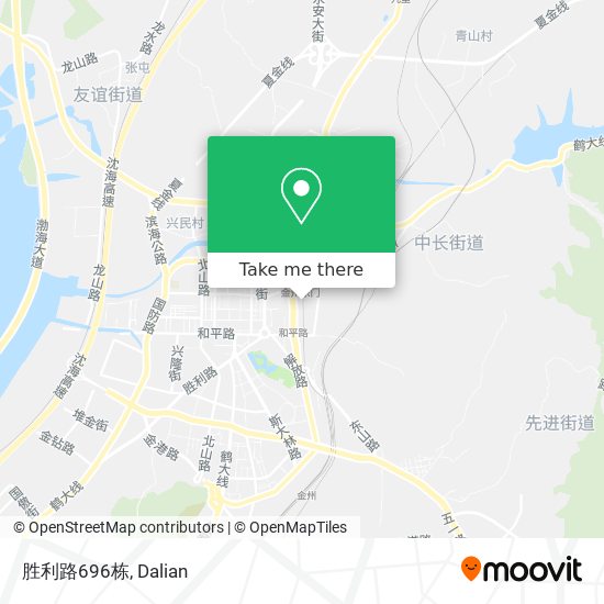 胜利路696栋 map