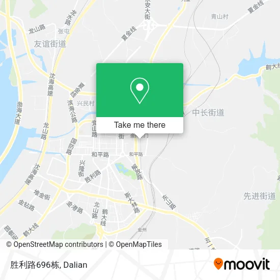 胜利路696栋 map