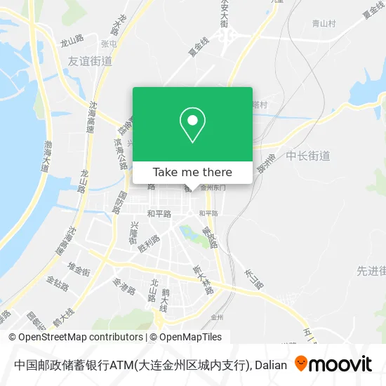 中国邮政储蓄银行ATM(大连金州区城内支行) map
