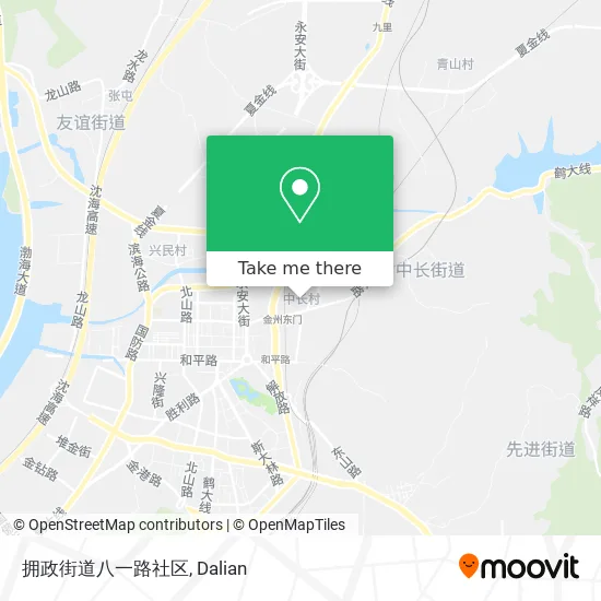 拥政街道八一路社区 map
