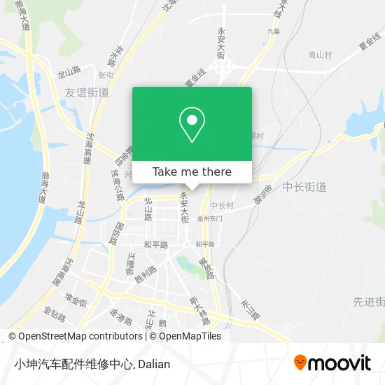 小坤汽车配件维修中心 map