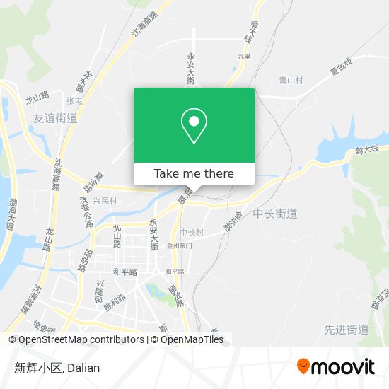 新辉小区 map