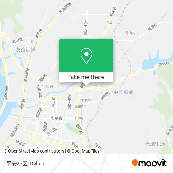 平安小区 map
