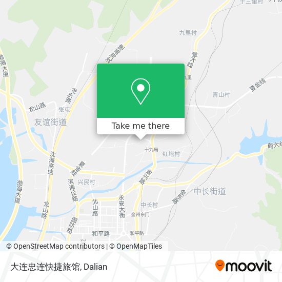 大连忠连快捷旅馆 map