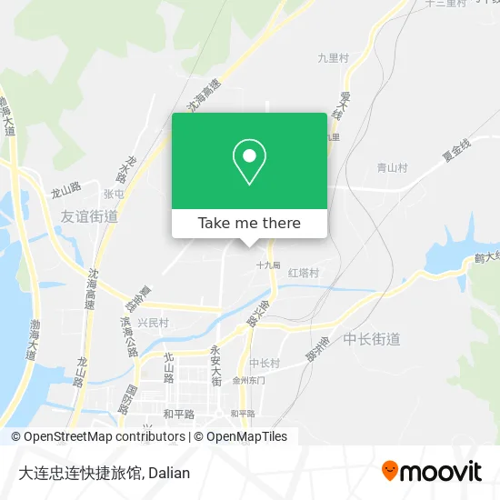 大连忠连快捷旅馆 map