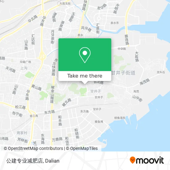 公建专业减肥店 map