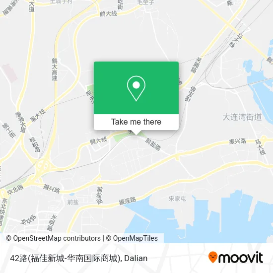 42路(福佳新城-华南国际商城) map