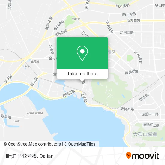 听涛里42号楼 map