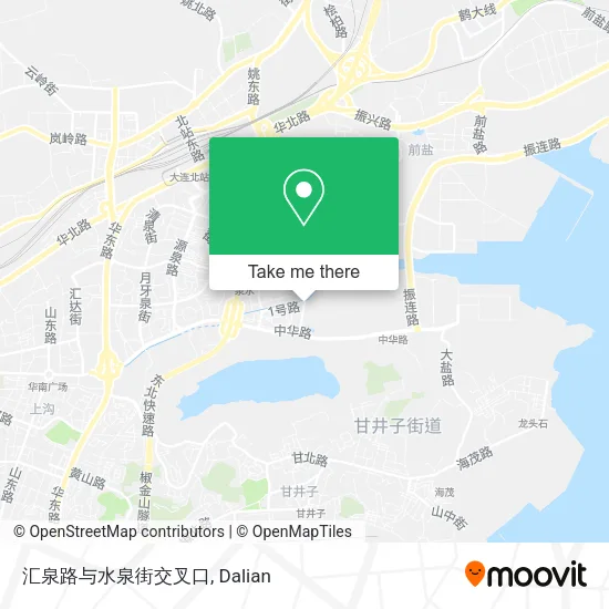 汇泉路与水泉街交叉口 map