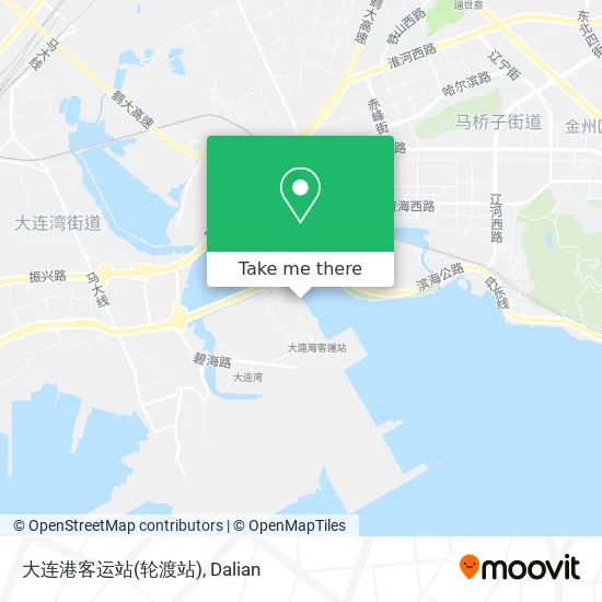 大连港客运站(轮渡站) map