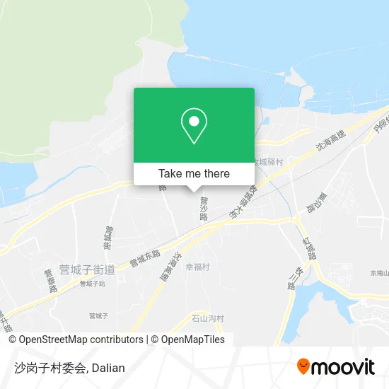 沙岗子村委会 map