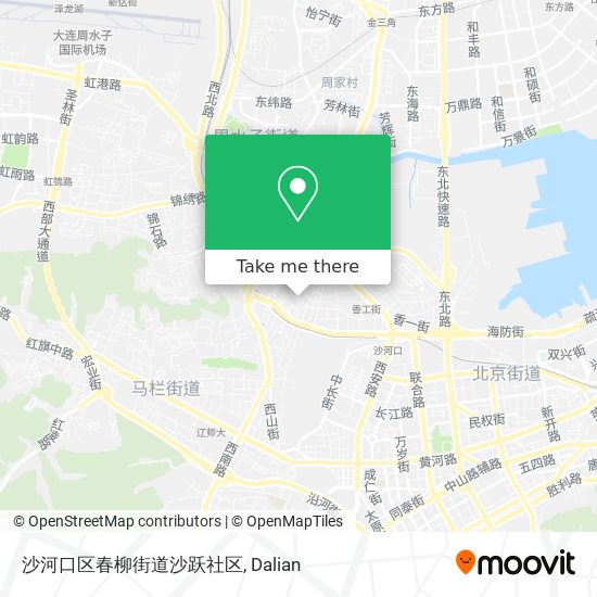 沙河口区春柳街道沙跃社区 map