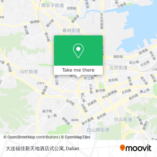 大连福佳新天地酒店式公寓 map