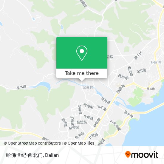 哈佛世纪-西北门 map