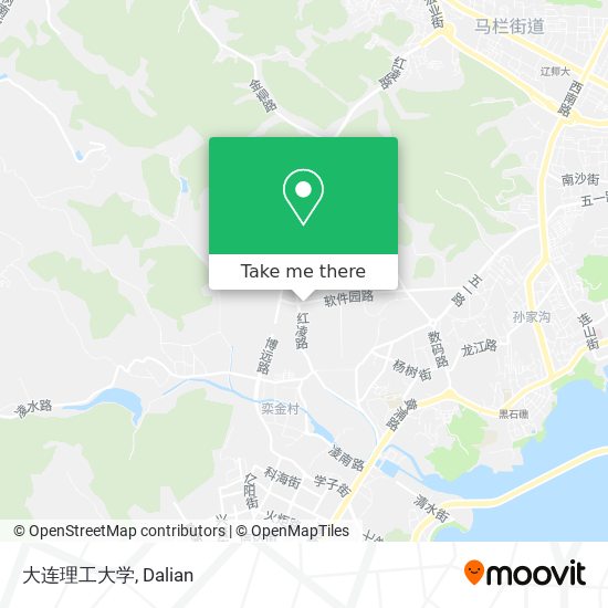 大连理工大学 map