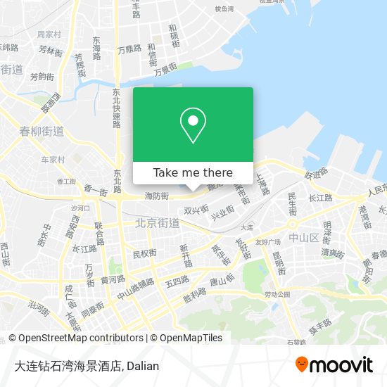 大连钻石湾海景酒店 map