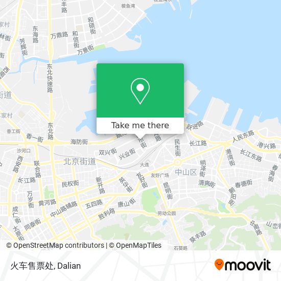 火车售票处 map