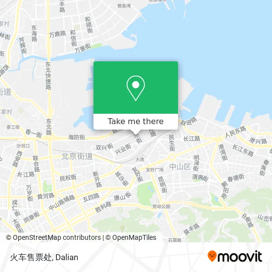 火车售票处 map