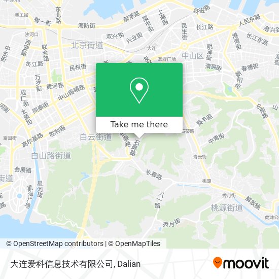 大连爱科信息技术有限公司 map