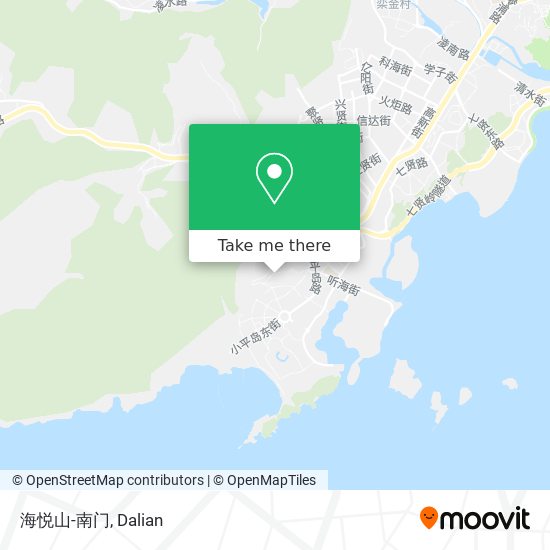海悦山-南门 map