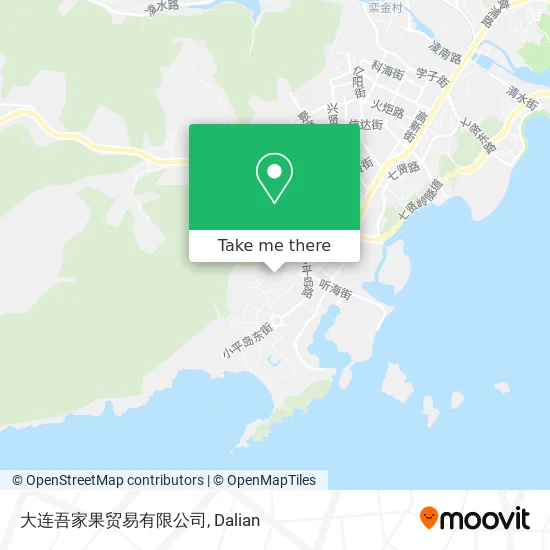 大连吾家果贸易有限公司 map